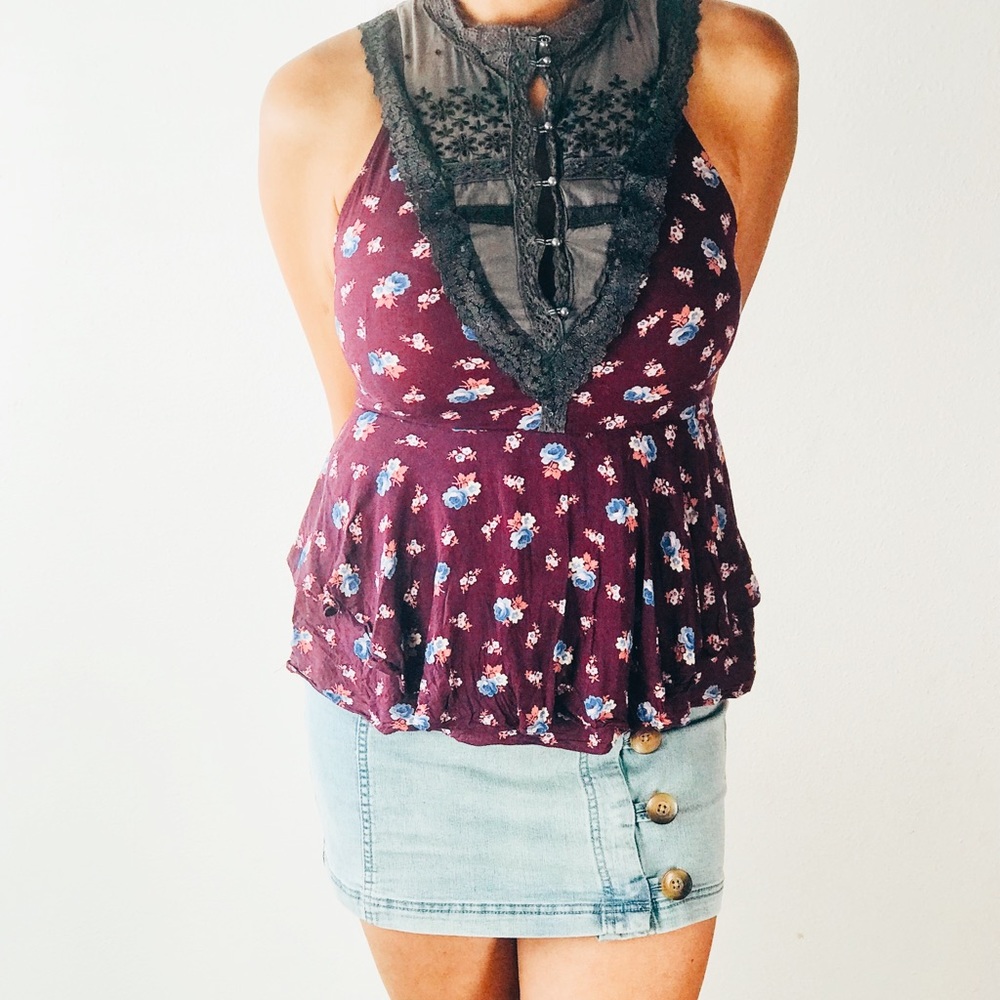 Free People vintage top size 2 - Picture 7 of 7